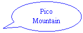 Oval Callout: Pico Mountain