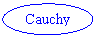 Oval Callout: Cauchy